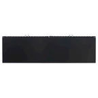 Elegant Four-Door Sideboard with Wavy Pattern Doors, Cylindrical Legs, and Sleek Metal Handles, Adjustable, for Living Room