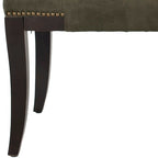 Cream Tufted Nailhead Bench - 48Wx20Dx19H