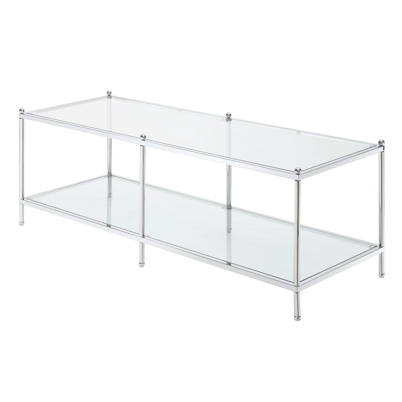 2 Tier Glass Coffee Table