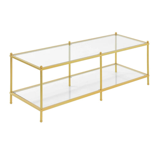 2 Tier Glass Coffee Table