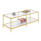 2 Tier Glass Coffee Table