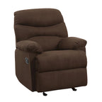Pillow Top Arms Recliner with Tufted Back