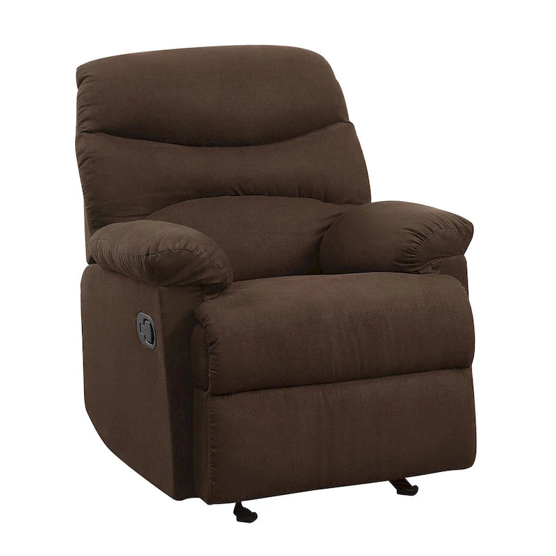 Pillow Top Arms Recliner with Tufted Back