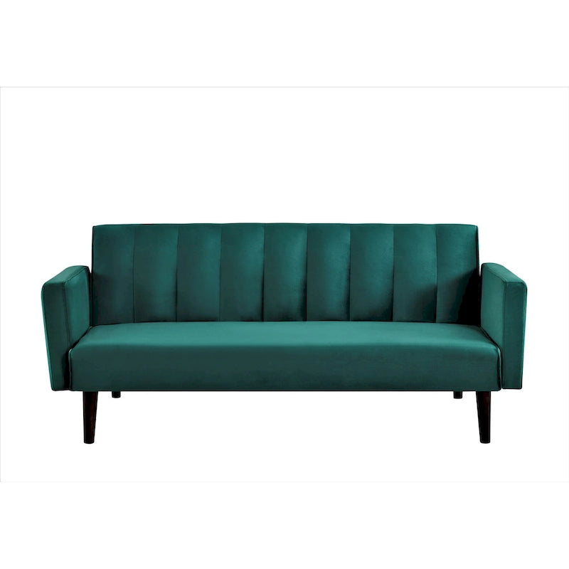 Convertible Velvet Sofa Bed