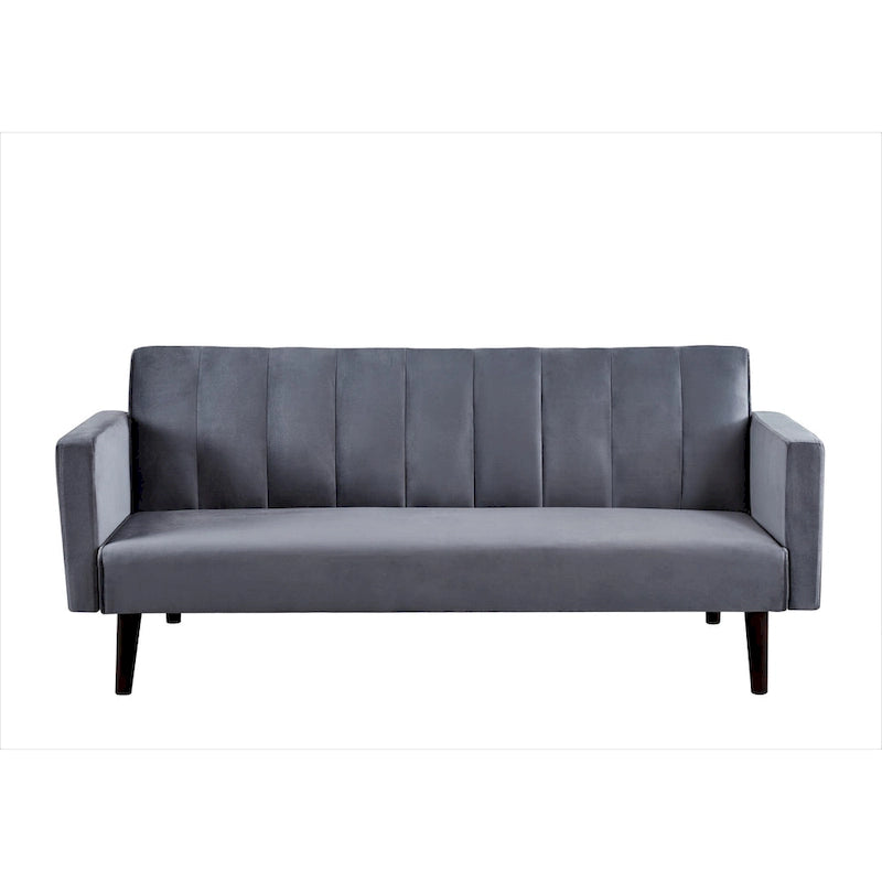 Convertible Velvet Sofa Bed