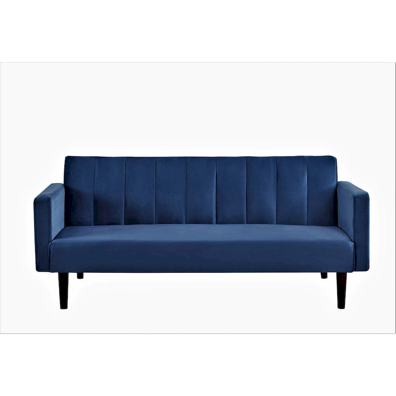 Convertible Velvet Sofa Bed