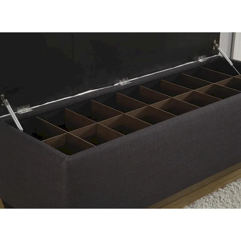 The Shoe Storage Bench - Loft Charcoal