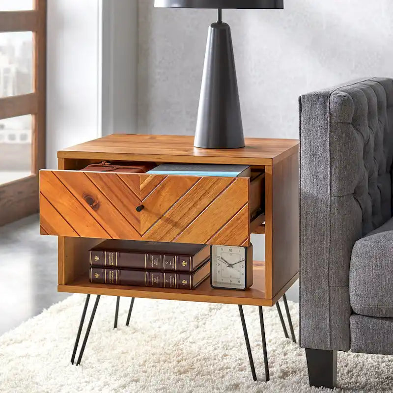Alexandria 1-Drawer End Table
