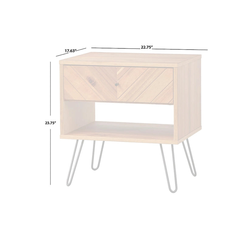 Alexandria 1-Drawer End Table