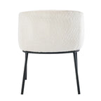Set of 1 Boucle Upholstered Accent Barrel Armchair