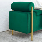 Upholstered Velvet Storage Bench
