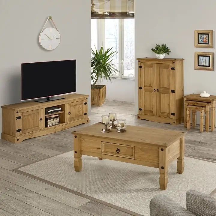 Wood TV Entertainment Stand