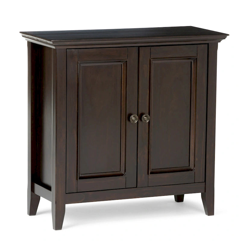 Halifax Solid Wood Transitional Low Storage Cabinet - 32w x 14d x 31 h