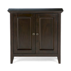 Halifax Solid Wood Transitional Low Storage Cabinet - 32w x 14d x 31 h