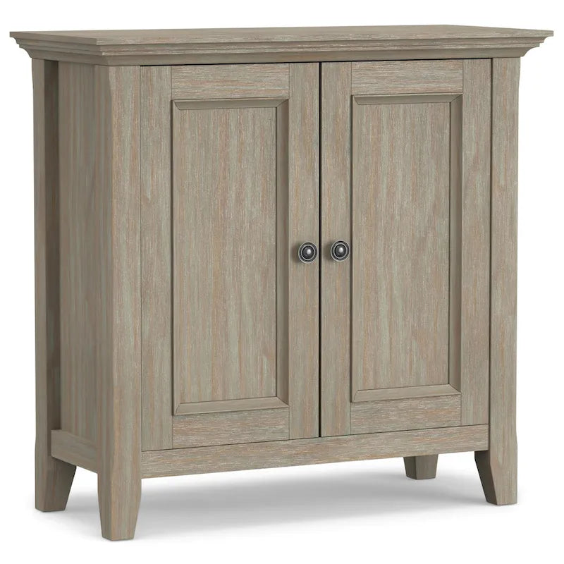 Halifax Solid Wood Transitional Low Storage Cabinet - 32w x 14d x 31 h