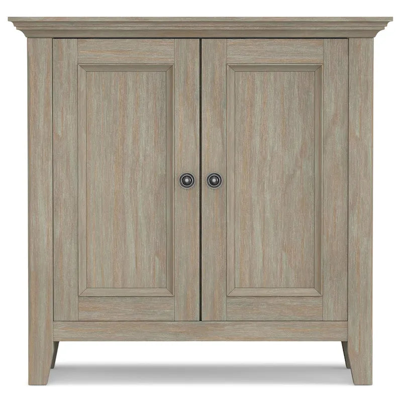 Halifax Solid Wood Transitional Low Storage Cabinet - 32w x 14d x 31 h
