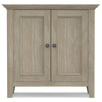 Halifax Solid Wood Transitional Low Storage Cabinet - 32w x 14d x 31 h