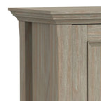 Halifax Solid Wood Transitional Low Storage Cabinet - 32w x 14d x 31 h