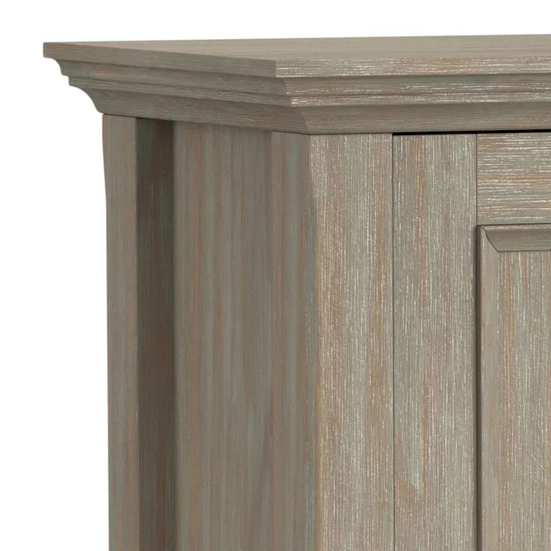 Halifax Solid Wood Transitional Low Storage Cabinet - 32w x 14d x 31 h