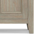 Halifax Solid Wood Transitional Low Storage Cabinet - 32w x 14d x 31 h