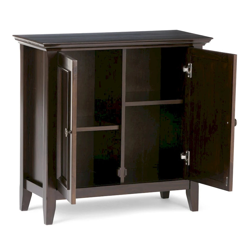 Halifax Solid Wood Transitional Low Storage Cabinet - 32w x 14d x 31 h