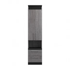 Narrow Storage Cabinet with Drawers and Pull-Out Shelf by