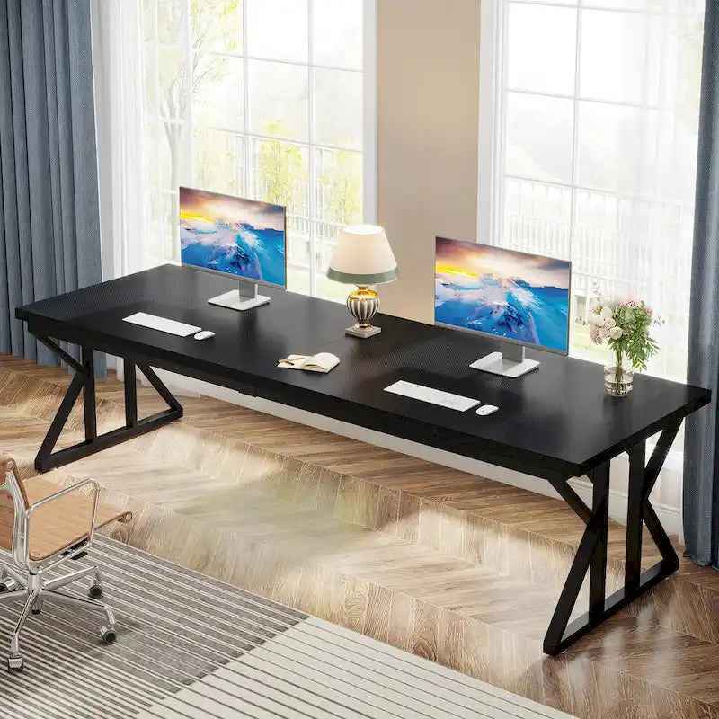 78.7 Inches Long Computer Desk, Two Person Desk For Home Office