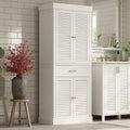 Timechee 30Bathroom Cabinet Storage Cabinet Doors Wooden Floor Cabinet