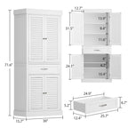 30Bathroom Cabinet Storage Cabinet Doors Wooden Floor Cabinet