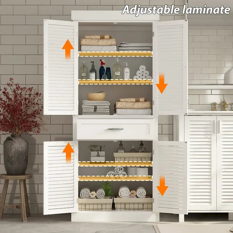 30Bathroom Cabinet Storage Cabinet Doors Wooden Floor Cabinet