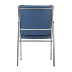 Heavy Duty Stack Chair with Arms - 21D x 21W x 31H