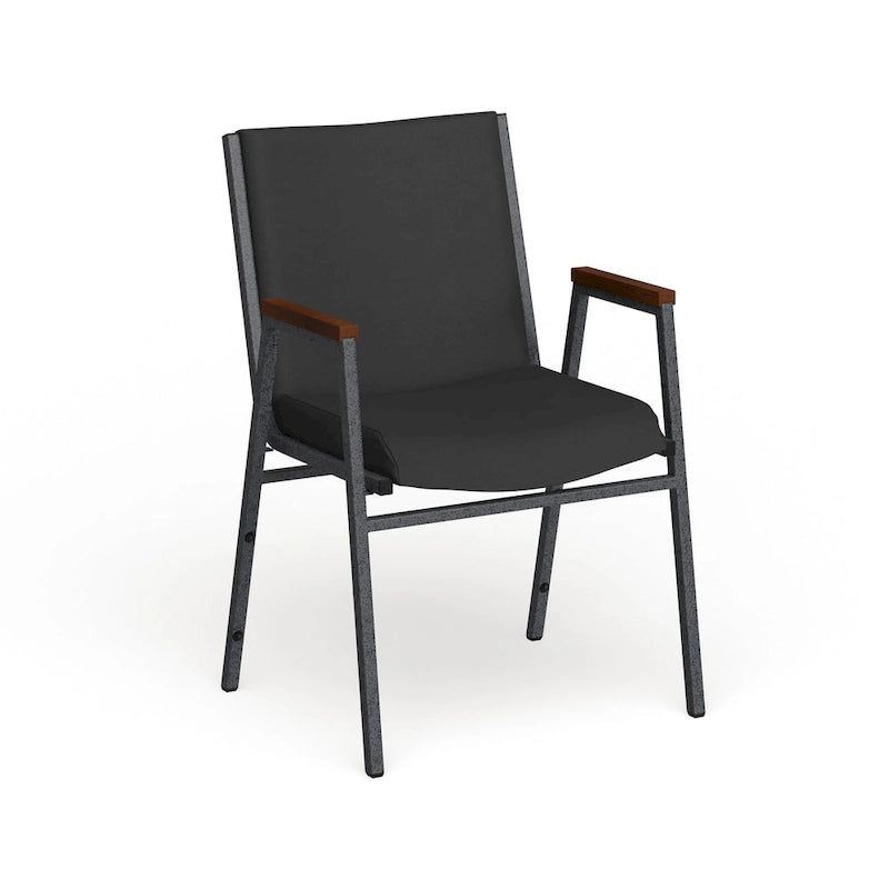 Heavy Duty Stack Chair with Arms - 21D x 21W x 31H