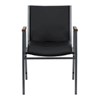 Heavy Duty Stack Chair with Arms - 21D x 21W x 31H