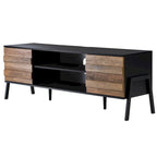 Mid-Century Modern TV Stand for up to 65 Flat Screen, Wood, 59