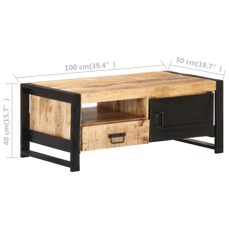 Coffee Table Living Room End Table Accent Side Sofa Table Solid Wood