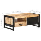 Coffee Table Living Room End Table Accent Side Sofa Table Solid Wood
