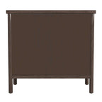 3 Drawer Rounded Leg Wood Dresser