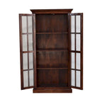 Tall Cherry Glazed Cabinet