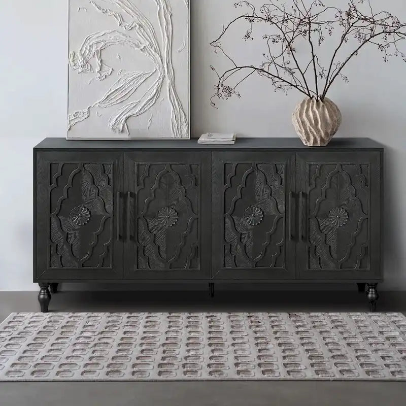 Storage Cabinet with 4 Doors - N/A