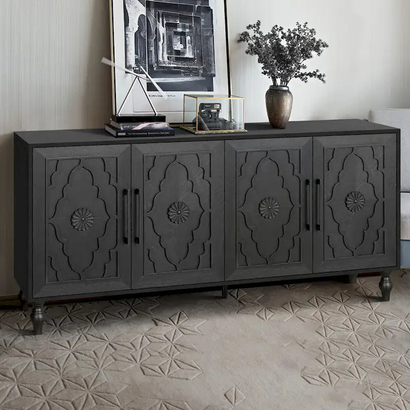 Storage Cabinet with 4 Doors - N/A