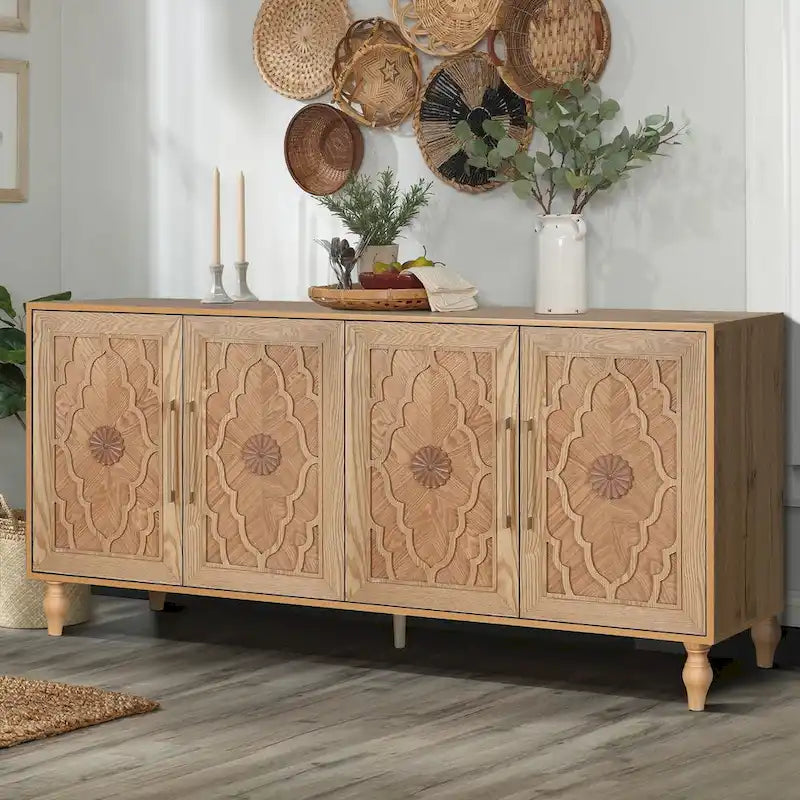 Storage Cabinet with 4 Doors - N/A