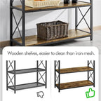 4-Tier Storage Shelf Kitchen baker's Microwave Oven Stand
