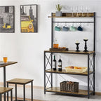 4-Tier Storage Shelf Kitchen baker's Microwave Oven Stand