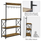 4-Tier Storage Shelf Kitchen baker's Microwave Oven Stand