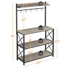 4-Tier Storage Shelf Kitchen baker's Microwave Oven Stand