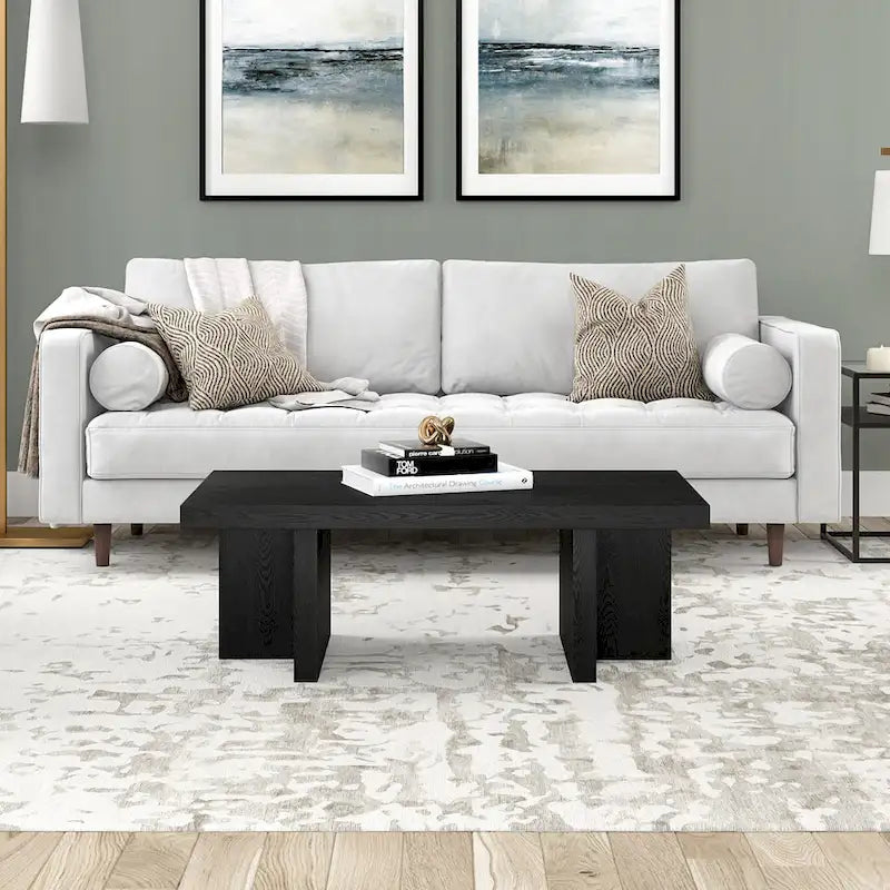 44 Wide Rectangular Coffee Table - 44 Wide