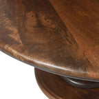Solid Wood Pedestal Coffee Table