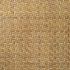 Brown Rattan Bentwood X-Back Bench