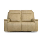 Zero Gravity Top Grain Leather Power Reclining Loveseat with Power Headrests & Lumbar by - 64 x 42 x 41
