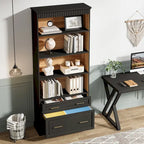 72 Inches Modern Tall Vertical File Filing Cabinet for Home Office